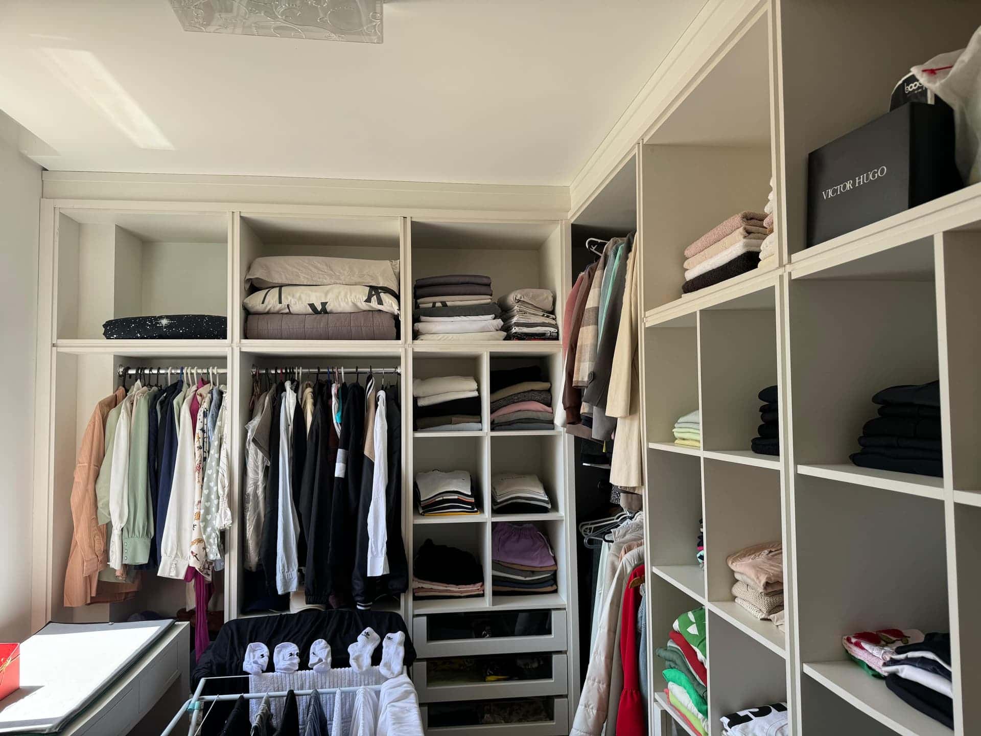 Closet espaçoso da suíte master